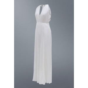 Sexy Deep V Halter Jumpsuit Casual Trousers