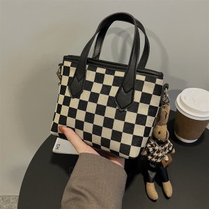 Fashion Hound stooth Shoulder Bags Portable Checkerboard Handbags All-match Messenger Bag Women Totes