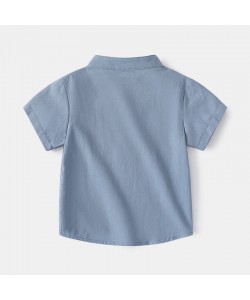 Boy V-neck Short Sleeve Shirt