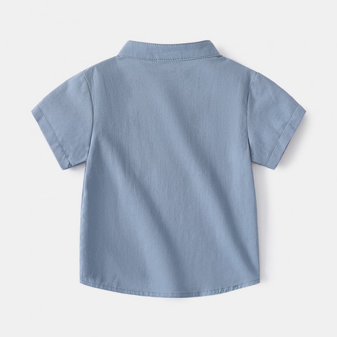 Boy V-neck Short Sleeve Shirt