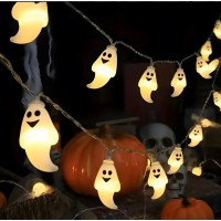 PVC Soft Material Halloween Lighting Chain Pumpkin Ghost Bat Modeling Lamp Indoor And Outdoor Home Decoration