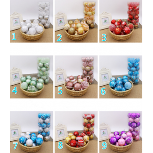 Christmas ball, bright ball, 6cm24, Christmas decorations, Christmas tree, Christmas tree decoration