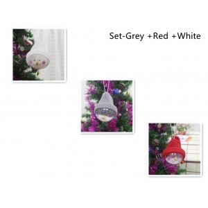 Christmas decorations creative Christmas Snowman children toys plastic Christmas Ball Christmas Pendant
