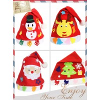 DIY Christmas Hat Christmas Children's Nursery School Christmas Necessities and Children's Christmas Hat
