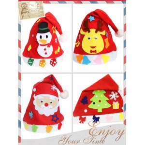 DIY Christmas Hat Christmas Children's Nursery School Christmas Necessities and Children's Christmas Hat