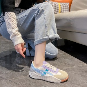 Women's Flat White Breathable Casual Shoes