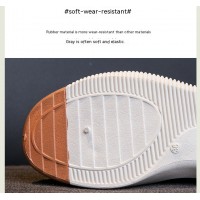 Women's Flat White Breathable Casual Shoes
