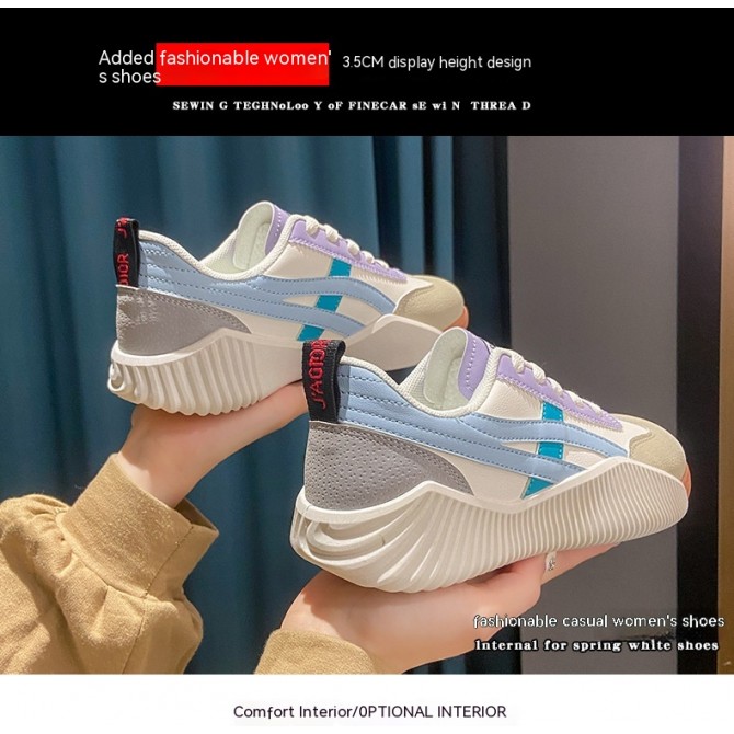 Women's Flat White Breathable Casual Shoes