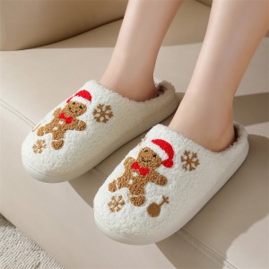 Slippers Winter Indoor Non-slip Floor Bedroom Fuzzy House Shoes