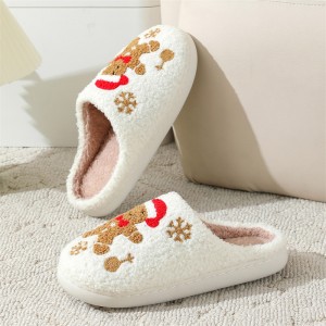Slippers Winter Indoor Non-slip Floor Bedroom Fuzzy House Shoes