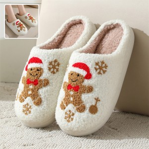 Slippers Winter Indoor Non-slip Floor Bedroom Fuzzy House Shoes