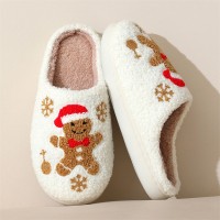 Slippers Winter Indoor Non-slip Floor Bedroom Fuzzy House Shoes
