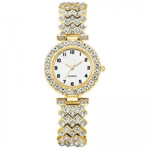 Fashion Jewelry 2pcs Luxury Fashion Women Watch Set Silver Strap Ladies Quartz Wristwatch Alloy Bracelet For Ladies Jewelry Set Clock Gift