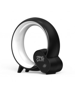 Creative Q Light Analog Sunrise Digital Display Alarm Clock Bluetooth Audio Intelligent Wake-up Q Colorful Atmosphere Light