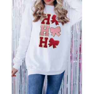Women Print Hooded Sweatshirt Christmas Shirts For Women Christmas Tree Sequin Autumn New Style Fashion Sweatshirts