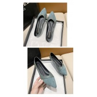 Women's Low-cut Fashion Pointed Stitching Flat Shoes