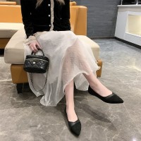 Women's Low-cut Fashion Pointed Stitching Flat Shoes