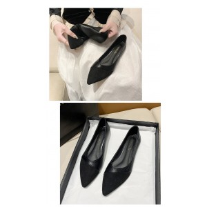 Women's Low-cut Fashion Pointed Stitching Flat Shoes