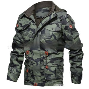European Size Men's Fleece-lined Thick Mid-length Leather Coat Jackets Winter Fleece Thick Mens Hooded Coats Male Fashion Motorcycle Outwear