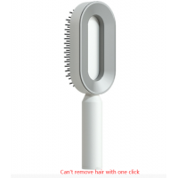Self Cleaning Hair Brush For Women One-key Cleaning Hair Loss Airbag Massage Scalp Comb Anti-Static Hairbrush