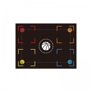 Basketball Training Mat Indoor Step Positioning Step Point Control Ball Step Mat Indoor Ball Control Training Dribbling Drill Thickening