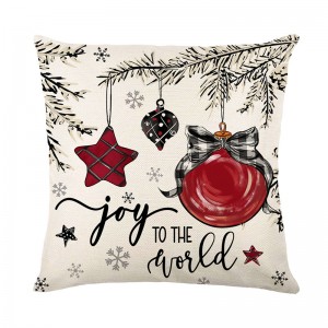 Christmas Cushion Cover Pillowcase Merry Christmas Decor For Home Xmas Ornament Happy NewYear Gift