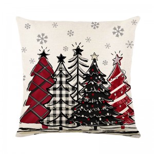 Christmas Cushion Cover Pillowcase Merry Christmas Decor For Home Xmas Ornament Happy NewYear Gift