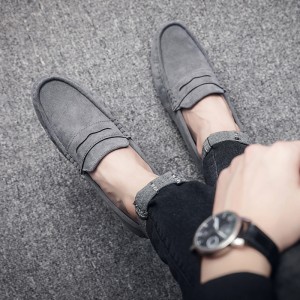 Men's Casual Flat Leather Shoes