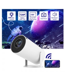 Portable Projector Small Straight Projector For Home Use 180 Degrees Projection Angle Automatic Focus Home Video Projector