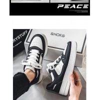 Leather Breathable Trendy White Shoes
