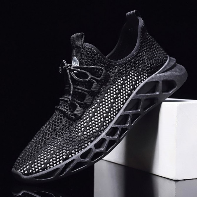 Breathable Fly Woven Mesh Sports Shoes  For Men