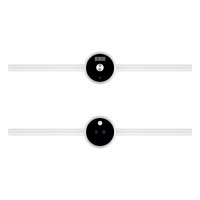 Smart Cabinet Light Clock Timing Sensor Light Removable LED Wardrobe Light Manual Sweep Switch Light