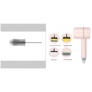 Electric Cleaning Brush Dishwashing Brush Automatic Wireless USB Rechargeable Professional Kitchen Bathtub Tile Cleaning Brushes