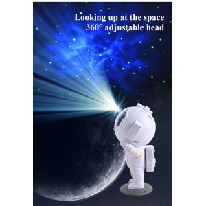 Galaxy Star Projector Starry Sky Night Light Astronaut Lamp Home Room Decor Decoration Bedroom Decorative Luminaires Gift