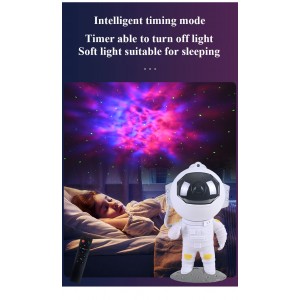 Galaxy Star Projector Starry Sky Night Light Astronaut Lamp Home Room Decor Decoration Bedroom Decorative Luminaires Gift