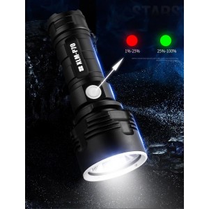 Strong Flashlight Focusing Led  Light Rechargeable Super Bright LED Outdoor Xenon Lamp