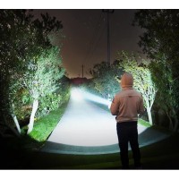Strong Flashlight Focusing Led  Light Rechargeable Super Bright LED Outdoor Xenon Lamp