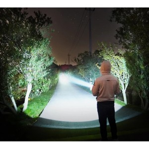 Strong Flashlight Focusing Led  Light Rechargeable Super Bright LED Outdoor Xenon Lamp