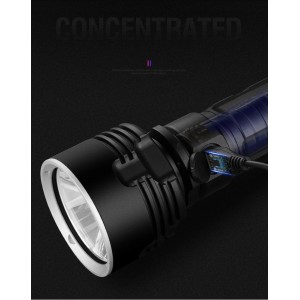 Strong Flashlight Focusing Led  Light Rechargeable Super Bright LED Outdoor Xenon Lamp