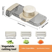 2in1 Multifunctional Vegetable Cutter For Cutting And Draining Vegetables Sturdy Food Chopper Convenient Dicer Kitchen Gadget