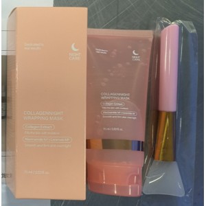Face Night Mask Collagen Wrapping Mask Natural Ingredients Firming Elasticity & Hydration Anti-wrinkle For Skin Care