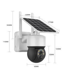 4G Solar Monitoring Camera Wireless Wifi Outdoor Remote HD Night Vision