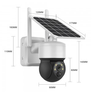 4G Solar Monitoring Camera Wireless Wifi Outdoor Remote HD Night Vision