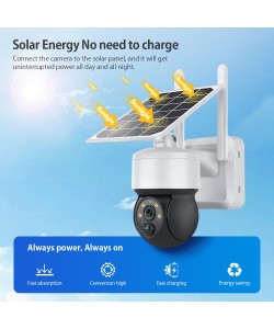 4G Solar Monitoring Camera Wireless Wifi Outdoor Remote HD Night Vision