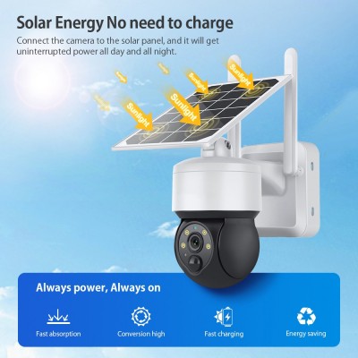 4G Solar Monitoring Camera Wireless Wifi Outdoor Remote HD Night Vision
