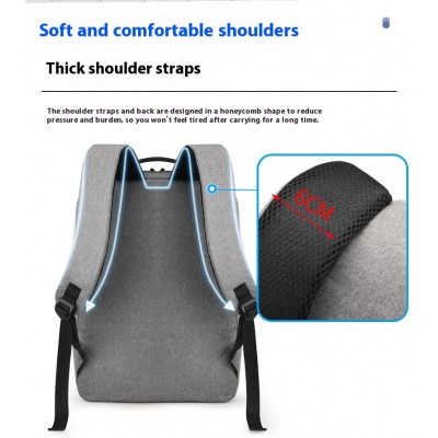 New Business  Trip Computer Backpack Men's Three-piece Set
