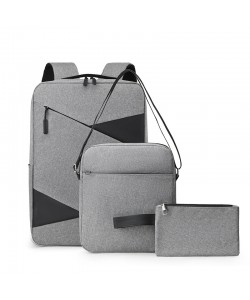 New Business  Trip Computer Backpack Men's Three-piece Set