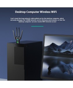 Wireless Network Card High-speed 5G Dual-frequency Signal Receiver And Transmitter