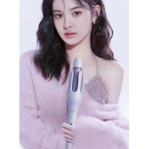 New 2 In 1 Automatic Hair Curler Straightener Negative Ion Electric Ceramic Fast Heating Rotating Magic Curler