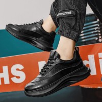 Men's Thick-soled Sports Shoes Casual Breathable Sneakers Lace-up